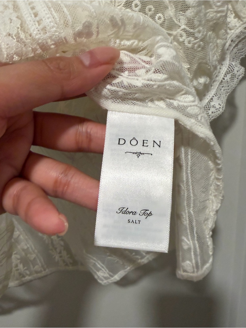 NWT Doen Idora Top in Salt - Picture 10 of 12